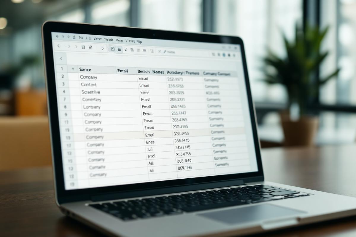 E-postregister levererat som Excel-fil